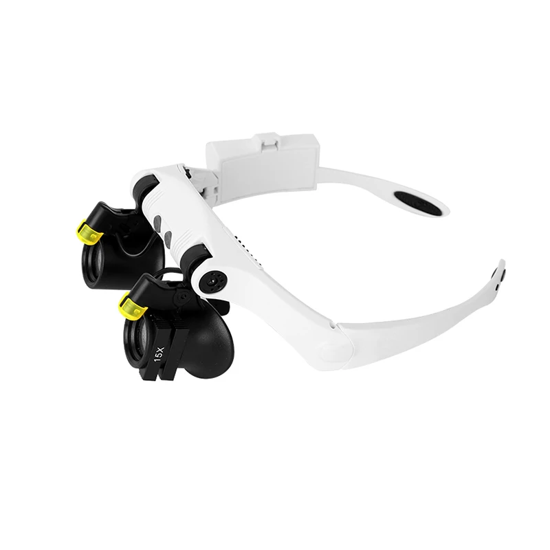 Wearing Glasses Type Magnifying Glass 25X with Light 10 Times Mobile Phone Watch Jewelry Silver Identification Warm Light
Wearing Glasses Type Magnifying Glass 25X with Light 10 Times Mobile Phone Watch Jewelry Silver Identification Warm Light
