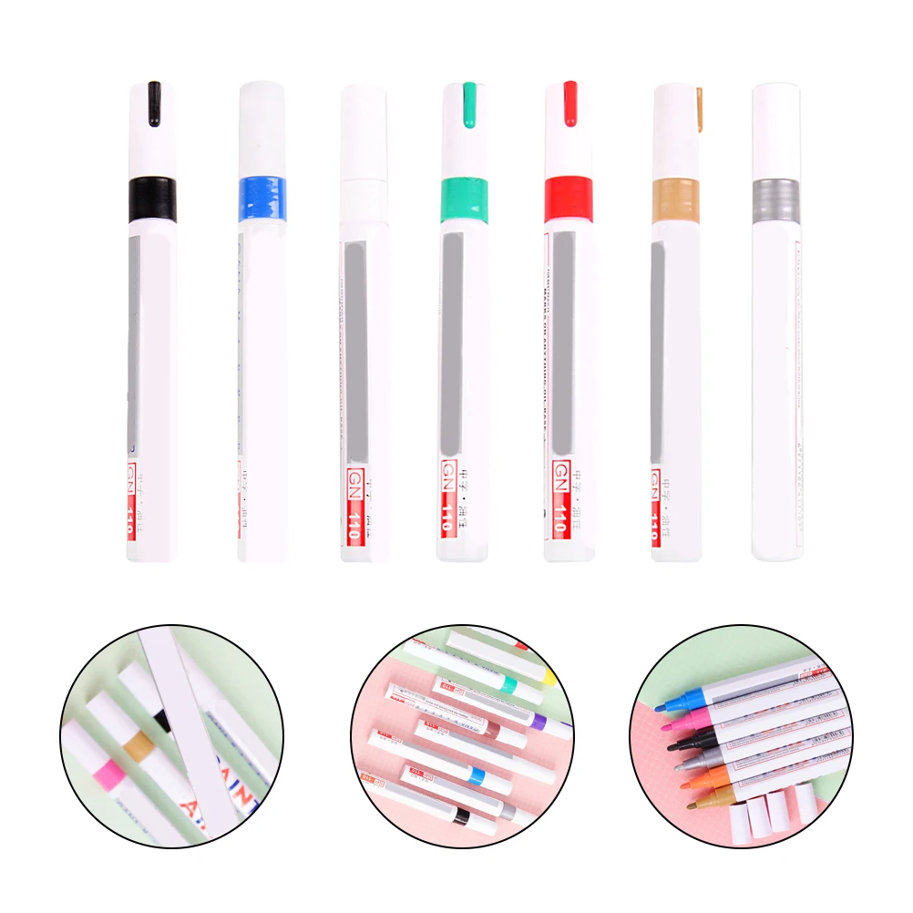 7 PCS Coating Fill Paint Pen Office Concealing Tools Plastic Tire Pens Color for Car
7 PCS Coating Fill Paint Pen Office Concealing Tools Plastic Tire Pens Color for Car
