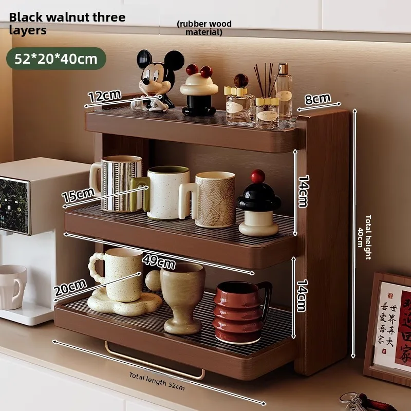 Internet Celebrity Solid Wood Cup Holder, Tea Cup Holder, Black Walnut Tea Set, Cup, Coffee Cup Storage Rack, Side Cabinet Rack.
Internet Celebrity Solid Wood Cup Holder, Tea Cup Holder, Black Walnut Tea Set, Cup, Coffee Cup Storage Rack, Side Cabinet Rack.