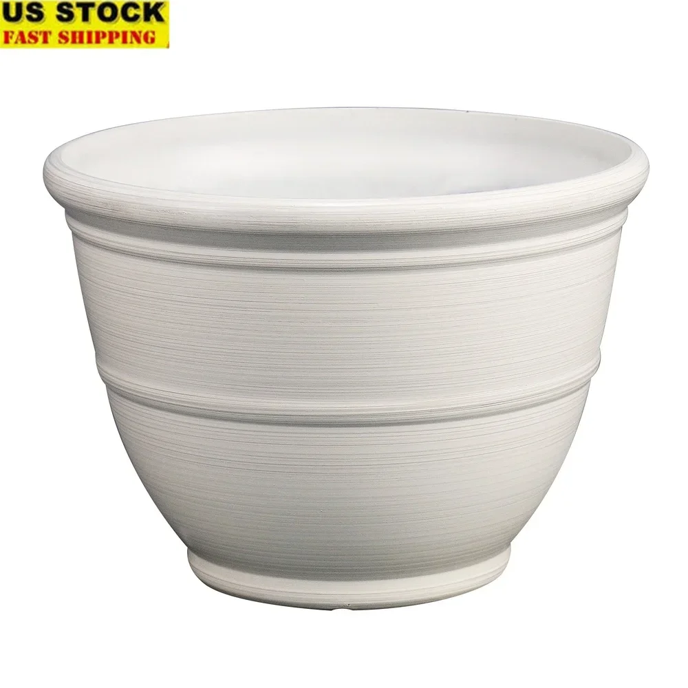 Recycled PP Resin Planter with Drainage Holes UV Resistant Lightweight Indoor Outdoor Flower Pot Easy Care Perfect Succulents
Recycled PP Resin Planter with Drainage Holes UV Resistant Lightweight Indoor Outdoor Flower Pot Easy Care Perfect Succulents