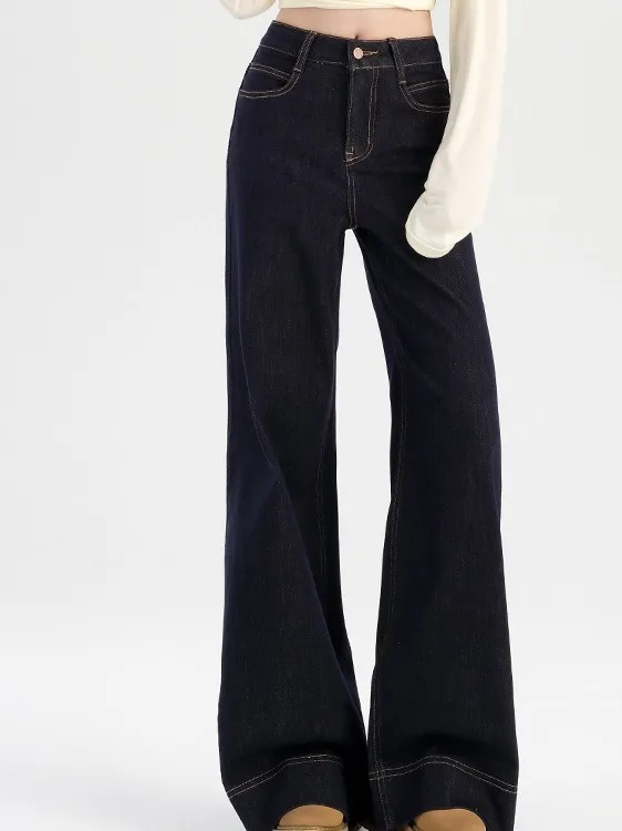 Trendy American Loose Wide Leg Jeans Women's Spring Autumn Lazy Style Floor Length Straight Long Pants Fashionable High Waist...
Trendy American Loose Wide Leg Jeans Women's Spring Autumn Lazy Style Floor Length Straight Long Pants Fashionable High Waist...
