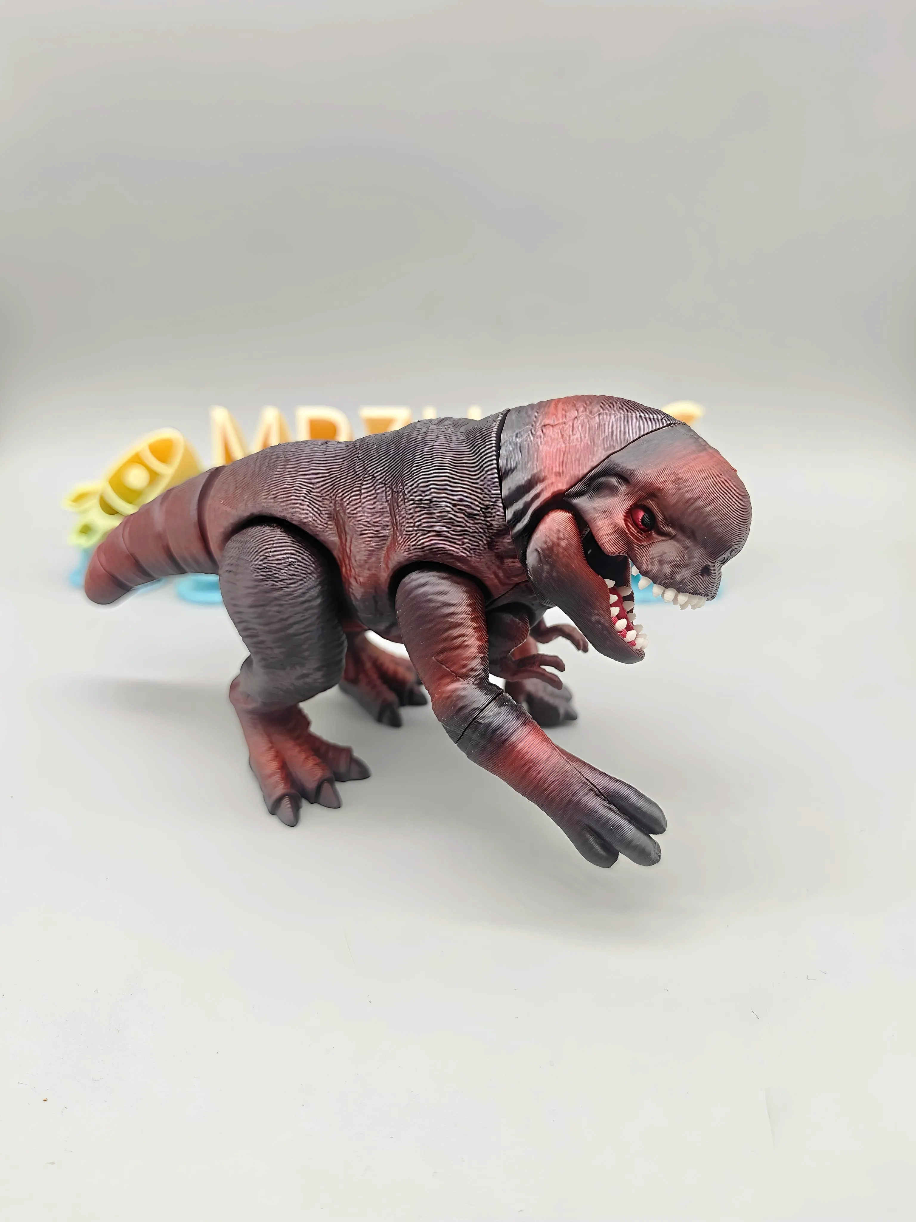 3D Printed Alien Rex Action Figure Multi-Jointed Movable Dinosaur Model DIY Assembly Toy Desktop Decor Gift for Kids Collectors
3D Printed Alien Rex Action Figure Multi-Jointed Movable Dinosaur Model DIY Assembly Toy Desktop Decor Gift for Kids Collectors