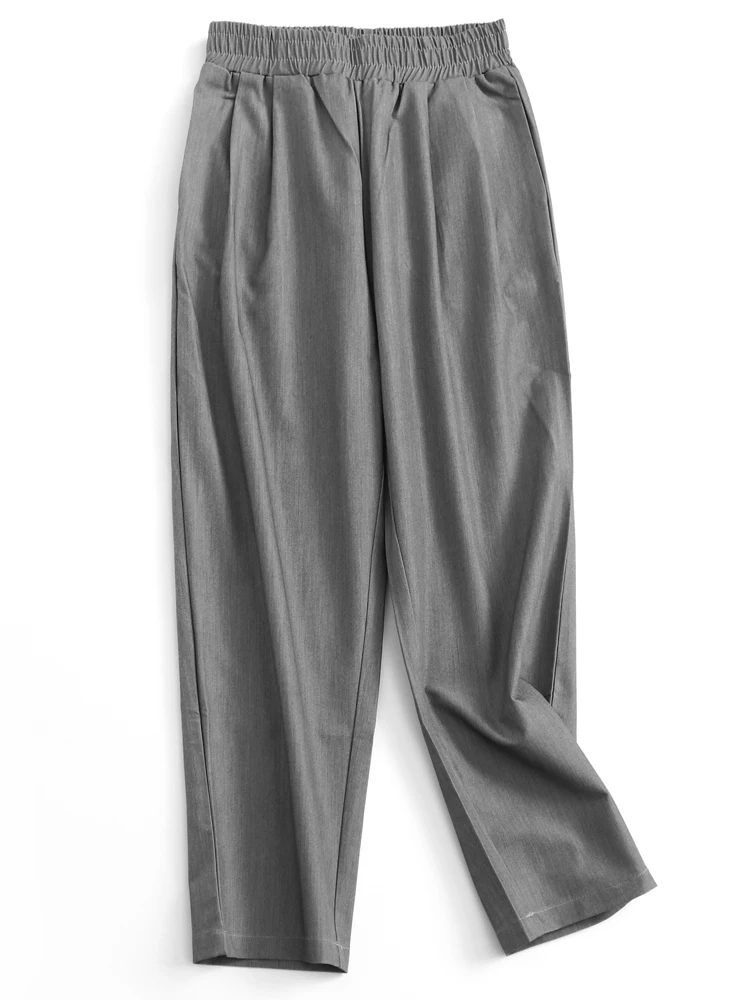 Slimming High Waist Elastic Waist Harlan Pants Thin Long Leg Casual Pants Spring New Style Versatile Long Women's Pants N623
Slimming High Waist Elastic Waist Harlan Pants Thin Long Leg Casual Pants Spring New Style Versatile Long Women's Pants N623