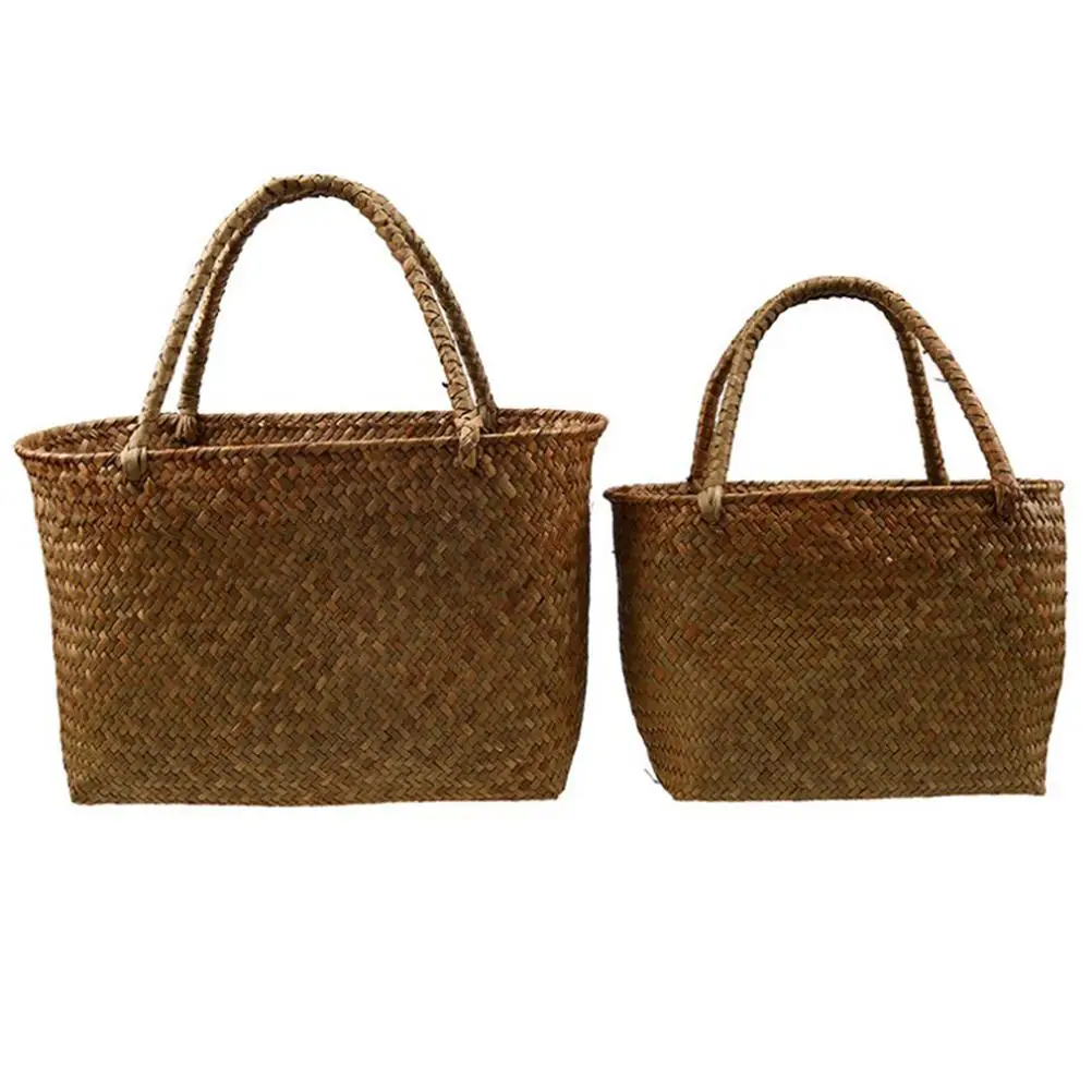 Handmade Flower Basket Woven Storage Baskets Seagrass Plant Pot Toy Laundry Picnic Market Corridor Kid Bedroom
Handmade Flower Basket Woven Storage Baskets Seagrass Plant Pot Toy Laundry Picnic Market Corridor Kid Bedroom