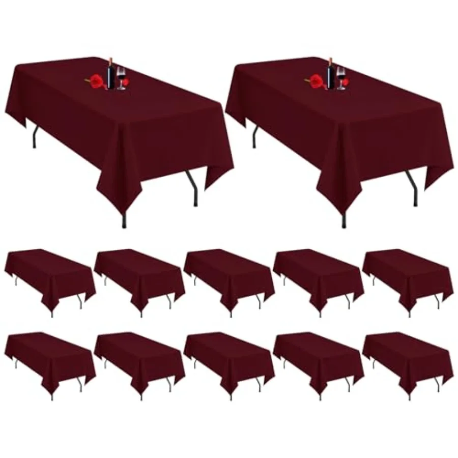 Tablecloth 102 Inch Table Cloths for 6 Feet Rectangle Tables Wrinkle Resistant Washable Polyester Table Cloth Table Cover for W
Tablecloth 102 Inch Table Cloths for 6 Feet Rectangle Tables Wrinkle Resistant Washable Polyester Table Cloth Table Cover for W