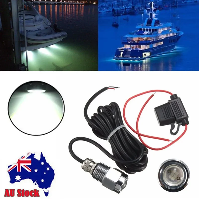 LED Underwater Lights for Boats with Connector 9W Waterproof IP68 White Color Drain Plug Light Marine Yacht for fishing
LED Underwater Lights for Boats with Connector 9W Waterproof IP68 White Color Drain Plug Light Marine Yacht for fishing