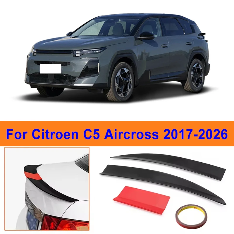 For Citroen C5 Aircross 2017-2026 3-Section ABS Rear Trunk Spoiler 115-125cm Adjustable Sports Decor Top Wing Car Exterior Parts
For Citroen C5 Aircross 2017-2026 3-Section ABS Rear Trunk Spoiler 115-125cm Adjustable Sports Decor Top Wing Car Exterior Parts