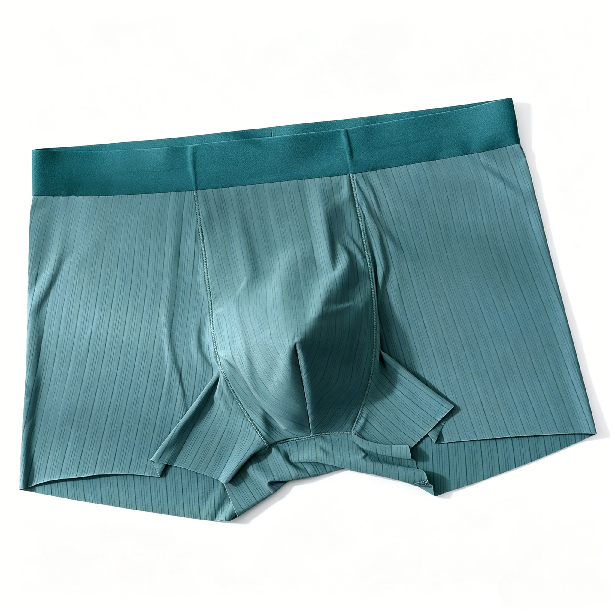 Cool Feel Ice Silk Boxer Shorts for Men Vertical Stripe, Invisible Waistband Summer Underpants Youth Sexy U Convex Pouch Trunks
Cool Feel Ice Silk Boxer Shorts for Men Vertical Stripe, Invisible Waistband Summer Underpants Youth Sexy U Convex Pouch Trunks
