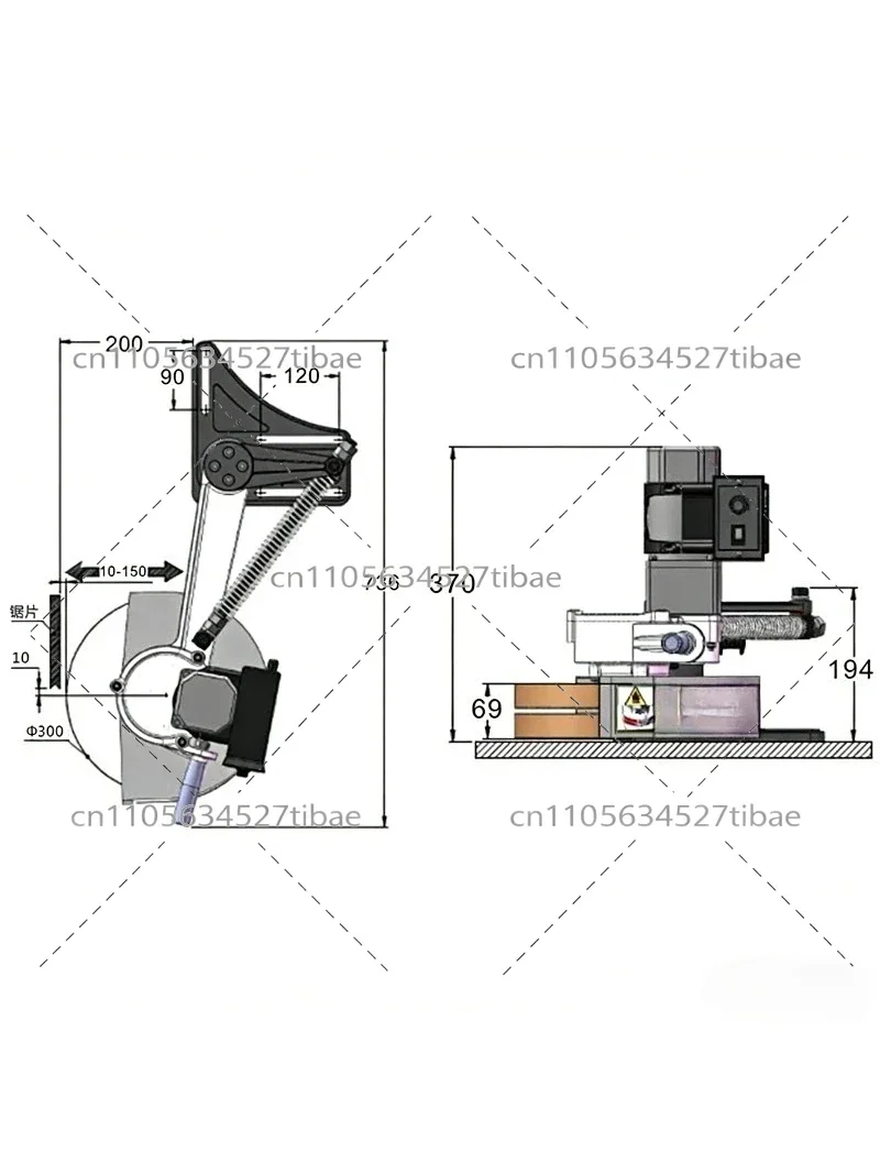 AF10 Desktop Band Saw Machine with Automatic Wood Feeder Special Wood Cutting Lathe for Woodworking
AF10 Desktop Band Saw Machine with Automatic Wood Feeder Special Wood Cutting Lathe for Woodworking