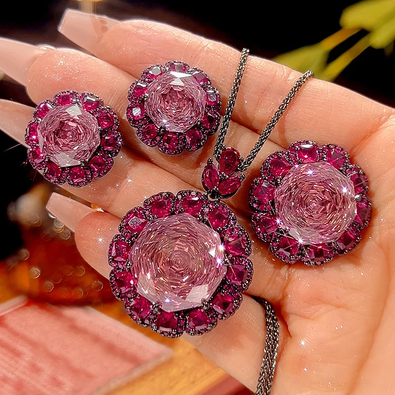 Jewelry Gold-Plated Dried Rose High-End Gemstone Set Stone 18-16
Jewelry Gold-Plated Dried Rose High-End Gemstone Set Stone 18-16