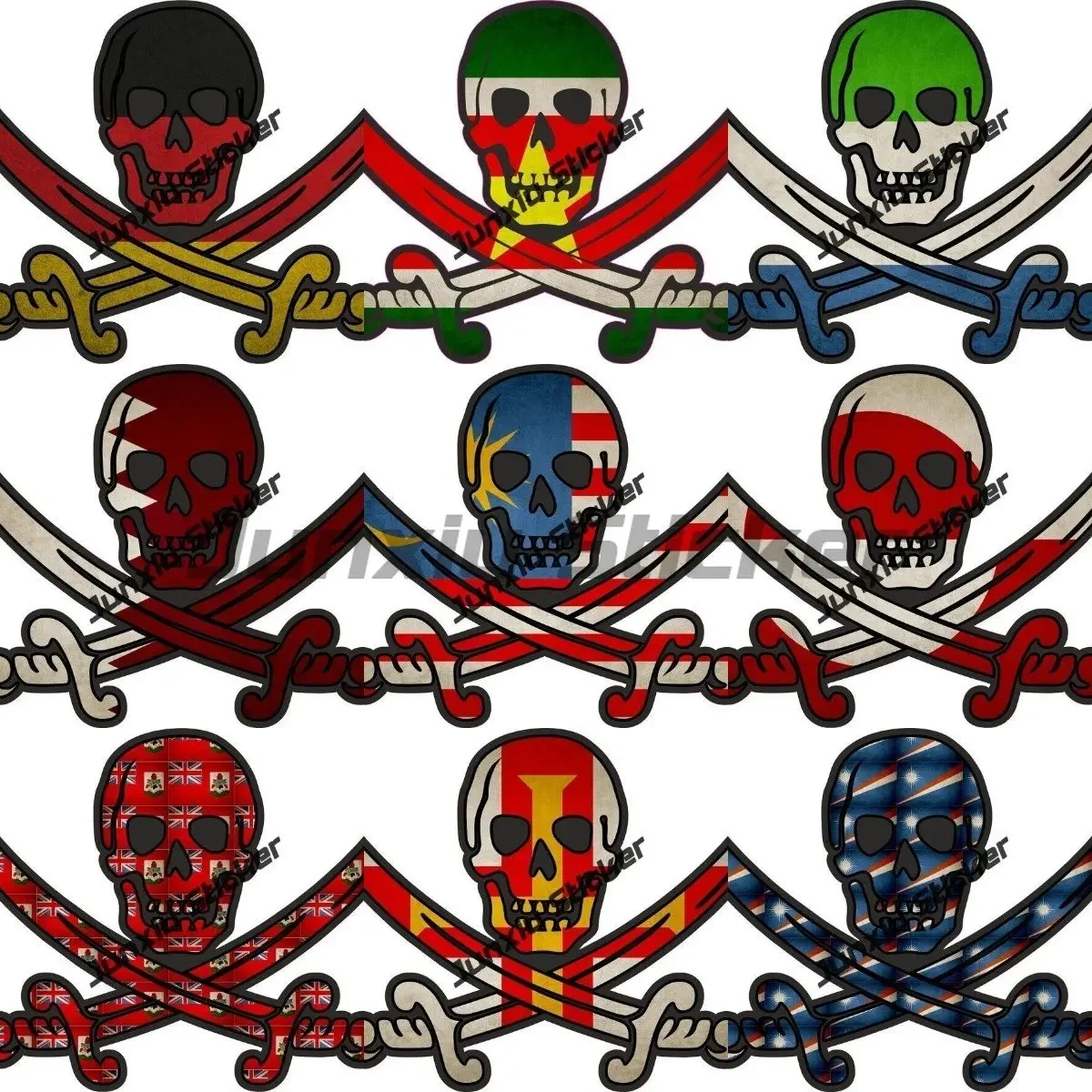 Flag Pirate Decals Jack Rackham Creativity Flag Pirate Skull Sticker Cover Scratches Decor Decals Adventure Stickers Accessories
Flag Pirate Decals Jack Rackham Creativity Flag Pirate Skull Sticker Cover Scratches Decor Decals Adventure Stickers Accessories