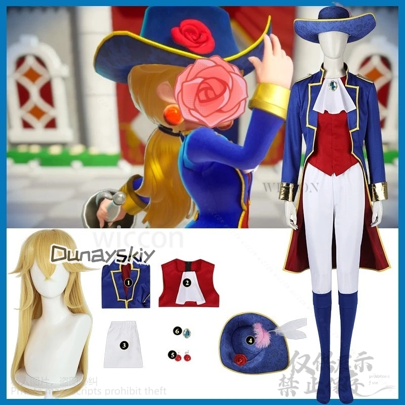 Anime Game Princess 코스프레 Knight Uniform Long Blue Coat Cowboy Hat Kawaii Y2K Pants Wigs Cute Jirai Kei Girls Kid Customized
Anime Game Princess 코스프레 Knight Uniform Long Blue Coat Cowboy Hat Kawaii Y2K Pants Wigs Cute Jirai Kei Girls Kid Customized