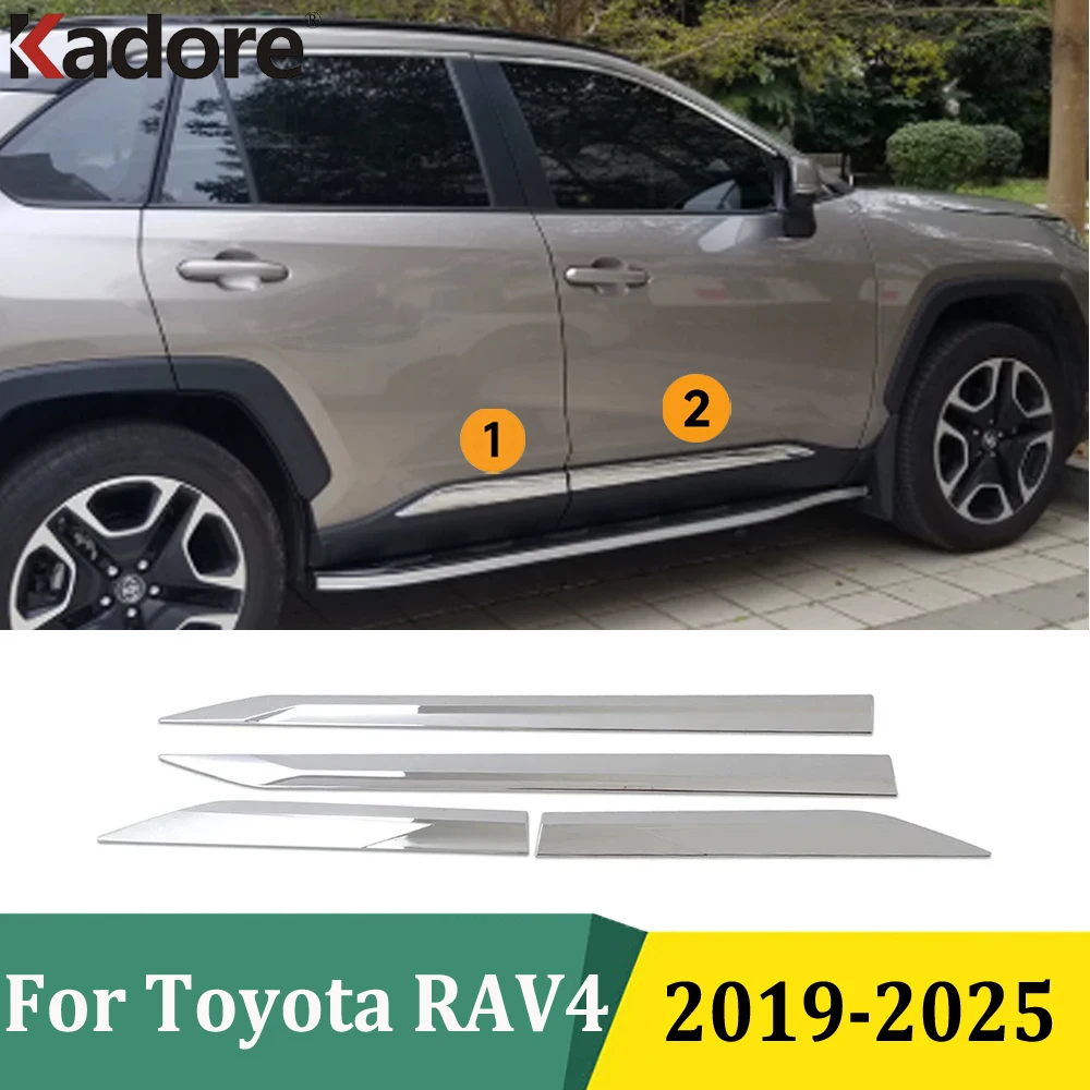 For Toyota RAV4 RAV 4 2019-2022 2023 2024 2025 Chrome Side Door Body Molding Line Cover Trim Stickers Car Exterior Accessories
For Toyota RAV4 RAV 4 2019-2022 2023 2024 2025 Chrome Side Door Body Molding Line Cover Trim Stickers Car Exterior Accessories
