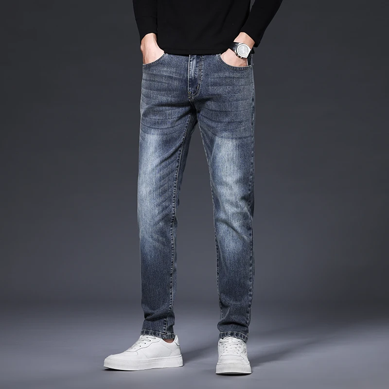 2024 Spring Retro Jeans Men's High Quality Soft Spring Elastic Loose Small Foot Casual Trendy Brand Pants Skinny Jeans Men
2024 Spring Retro Jeans Men's High Quality Soft Spring Elastic Loose Small Foot Casual Trendy Brand Pants Skinny Jeans Men