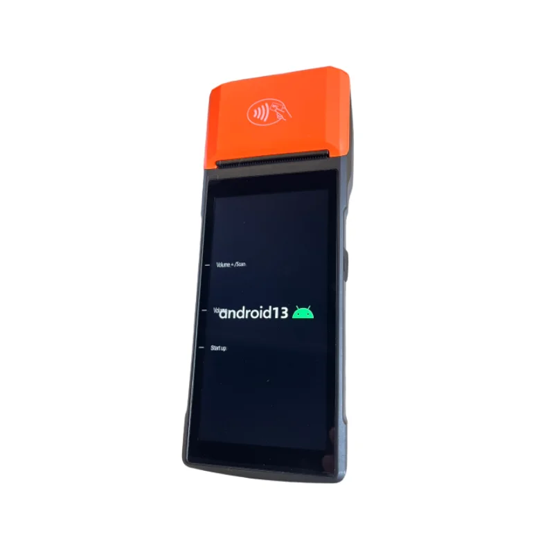 5.5 Inch Handheld Android 14 Cash Register POS Canteen Mobile Terminal with WiFi NFC Bluetooth USB Connectivity Technologies
5.5 Inch Handheld Android 14 Cash Register POS Canteen Mobile Terminal with WiFi NFC Bluetooth USB Connectivity Technologies