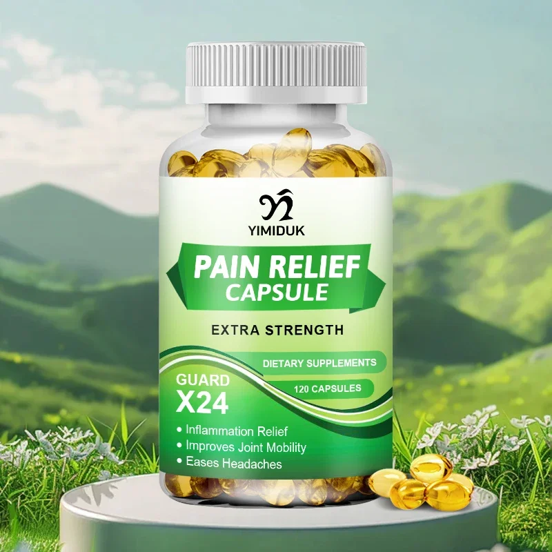 Pain Relief Capsules Joint Health and Inflammation Support Reduce Pain Repair Muscle Strain Support Micro Vitamin Supplement
Pain Relief Capsules Joint Health and Inflammation Support Reduce Pain Repair Muscle Strain Support Micro Vitamin Supplement