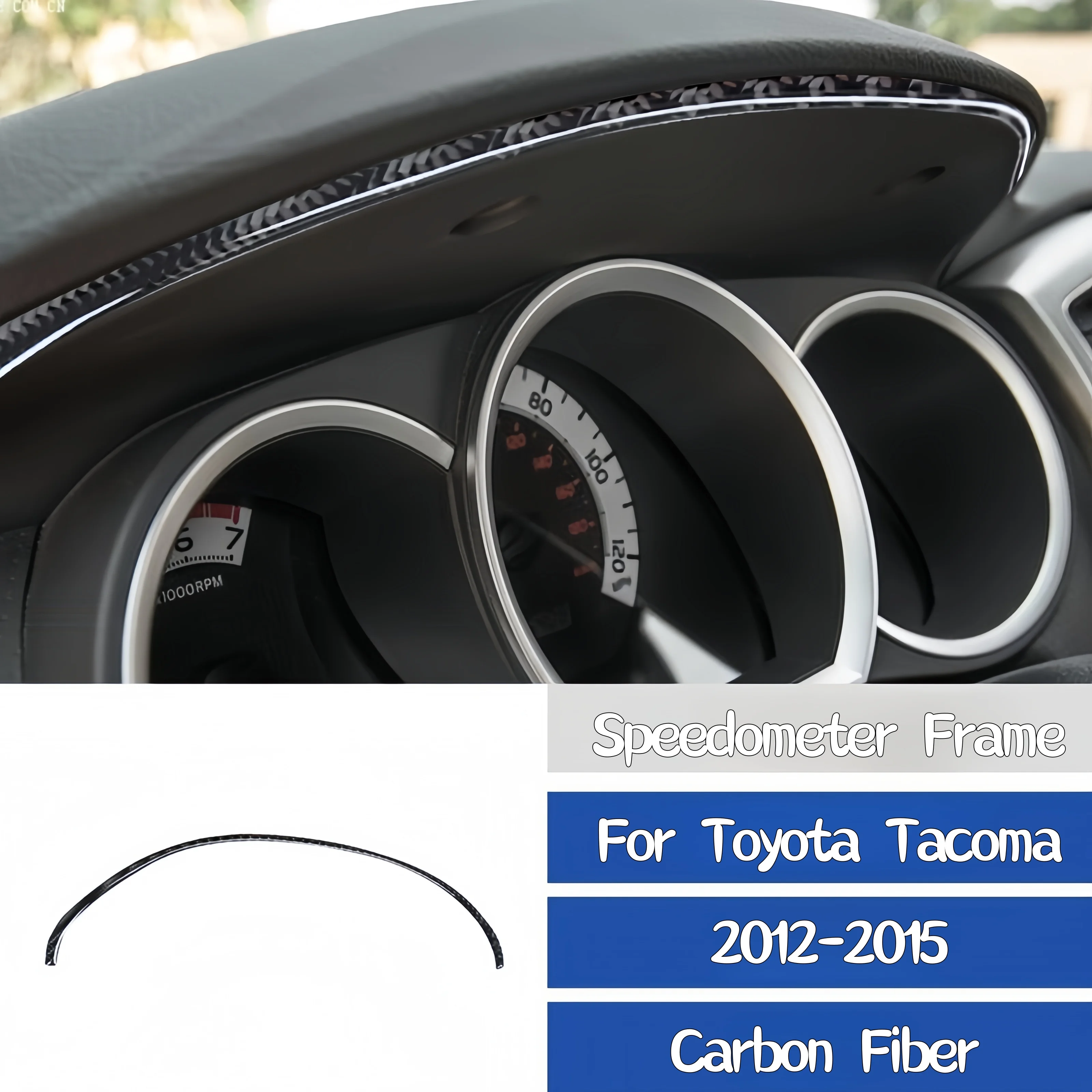 For Toyota Tacoma 2012-2015 Carbon Fiber Car Dashboard Speedometer Frame Trim Strip Decoration Sticker Interior Accessories
For Toyota Tacoma 2012-2015 Carbon Fiber Car Dashboard Speedometer Frame Trim Strip Decoration Sticker Interior Accessories