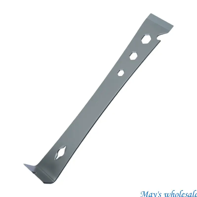Steel Demolitions Pry Bar Scraper Tool Bottle Opener With Puller Wrench for 8/10/12mm Screws for Home Improvment 448A
Steel Demolitions Pry Bar Scraper Tool Bottle Opener With Puller Wrench for 8/10/12mm Screws for Home Improvment 448A