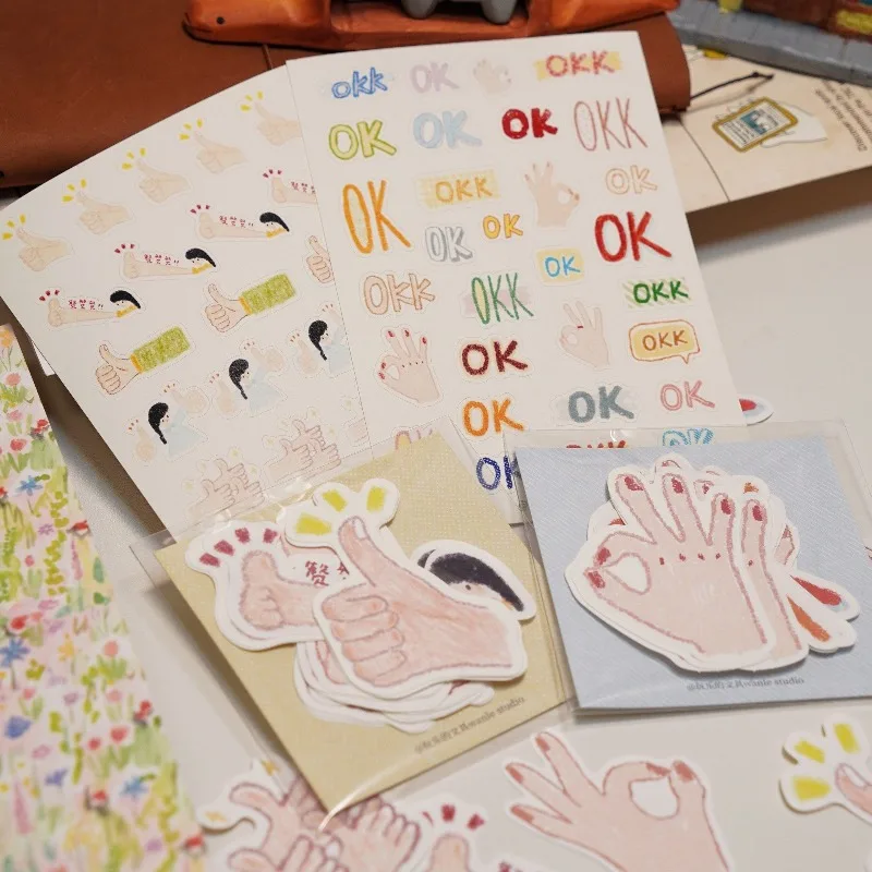 Wanle Studio Great OK Gesture Die Cut Sticker And Memo Craft Supplies DIY Scrapbooking Card Making Decorative Plan Stickers
Wanle Studio Great OK Gesture Die Cut Sticker And Memo Craft Supplies DIY Scrapbooking Card Making Decorative Plan Stickers