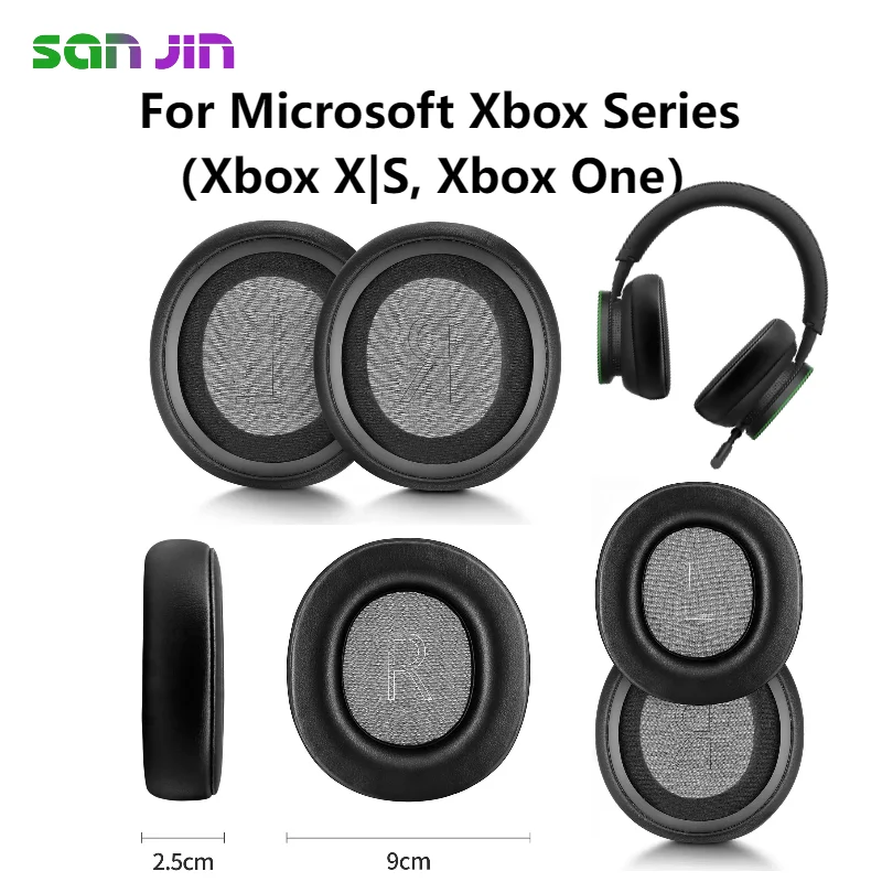Replacement Ear Pads Earpads Headband for Microsoft Xbox Series(Xbox X|S, Xbox One,) Headset Headband Protectors Cover
Replacement Ear Pads Earpads Headband for Microsoft Xbox Series(Xbox X|S, Xbox One,) Headset Headband Protectors Cover