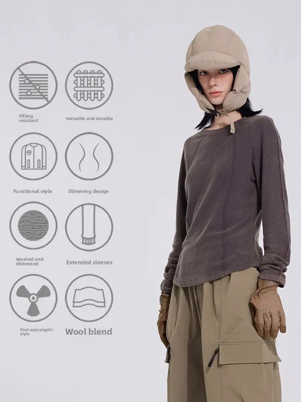 Теплый вязаный шерстяной женский длинный све, круглый топ Ne для похудения, поездка на работу, осенне-зимний дизайн, внутренняя и верхняя одежда
Теплый вязаный шерстяной женский длинный све, круглый топ Ne для похудения, поездка на работу, осенне-зимний дизайн, внутренняя и верхняя одежда