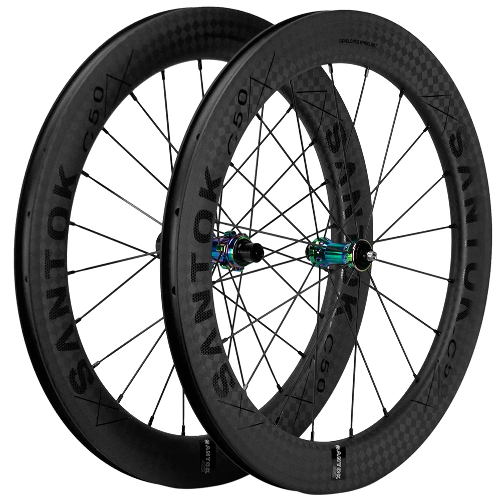 SANTOK Carbon Fiber Wheel Set 451Full Carbon Wheels Clincher 25mm Width Rim Brake Or Disc Brake Folding Bike Wheel
SANTOK Carbon Fiber Wheel Set 451Full Carbon Wheels Clincher 25mm Width Rim Brake Or Disc Brake Folding Bike Wheel