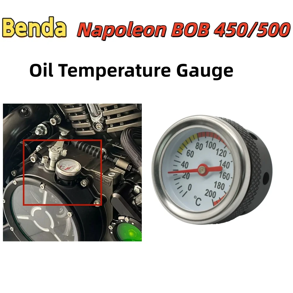 Suitable for Benda Napoleon BOB 450/500 engine modification, oil cap and oil temperature gauge parts are non-destructive.
Suitable for Benda Napoleon BOB 450/500 engine modification, oil cap and oil temperature gauge parts are non-destructive.