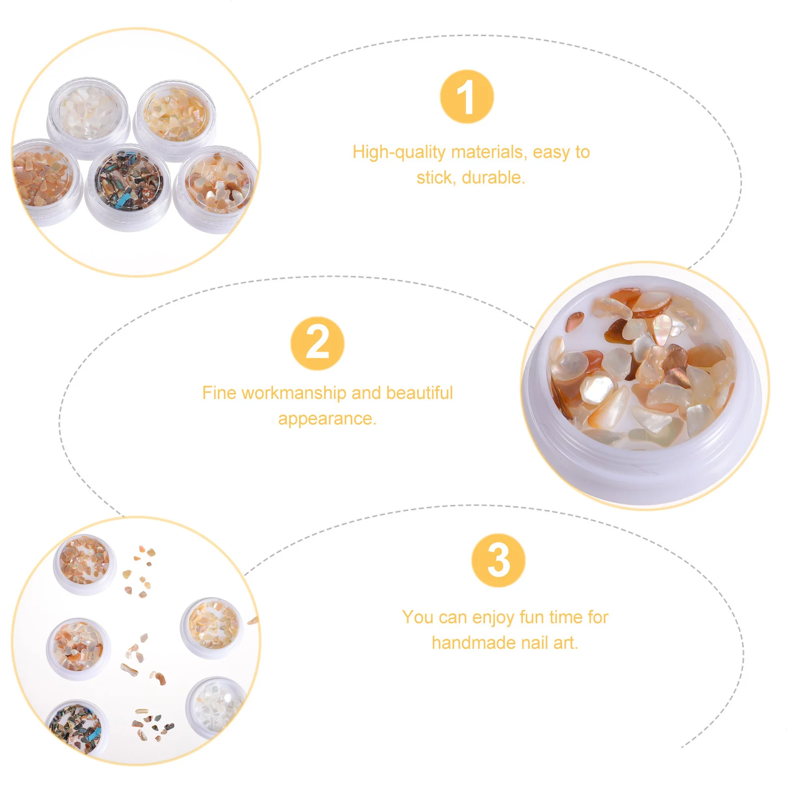 5 шт., ракушки, блестки, измельченные ракушки, блестящие наклейки для декора ногтей «сделай сам», аксессуары для маникюра, принадлежности для дизайна ногтей
5 шт., ракушки, блестки, измельченные ракушки, блестящие наклейки для декора ногтей «сделай сам», аксессуары для маникюра, принадлежности для дизайна ногтей