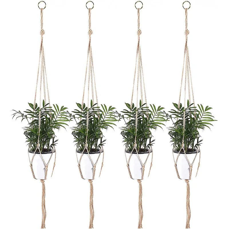 Green woven hanger flower pot net bag, hemp rope simple style indoor and outdoor hanging hanging basket decoration
Green woven hanger flower pot net bag, hemp rope simple style indoor and outdoor hanging hanging basket decoration