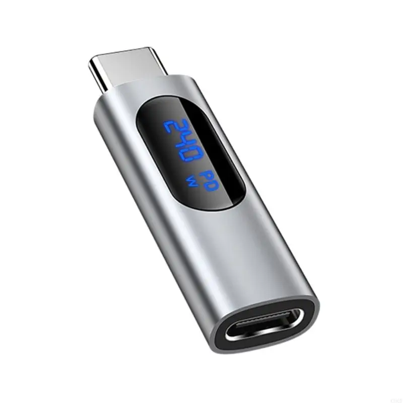 C90F USB C Double PD240W Fast Charging Adapter High Speed Data Transfer Up To 40Gbps With Digital Display For Multiple Device
C90F USB C Double PD240W Fast Charging Adapter High Speed Data Transfer Up To 40Gbps With Digital Display For Multiple Device