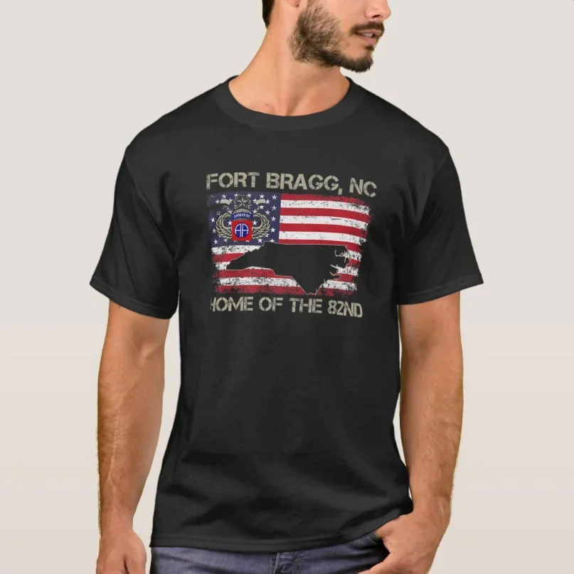 Fort Bragg NC - Home of The 82Nd Airborne - Veteran T-Shirt New 100% Cotton O-Neck Short Sleeve Casual Mens T-shirt Size S-3XL
Fort Bragg NC - Home of The 82Nd Airborne - Veteran T-Shirt New 100% Cotton O-Neck Short Sleeve Casual Mens T-shirt Size S-3XL