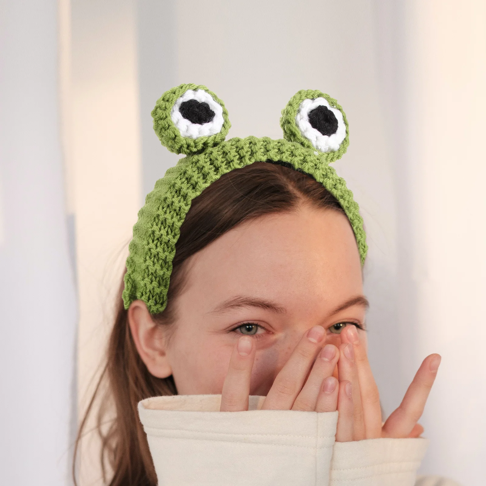 Frog Headband Woolen Yarn Knit Hair Accessory For Women Girls Face Washing Spa Makeup Skincare Headbands Wash Face Band Hair
Frog Headband Woolen Yarn Knit Hair Accessory For Women Girls Face Washing Spa Makeup Skincare Headbands Wash Face Band Hair