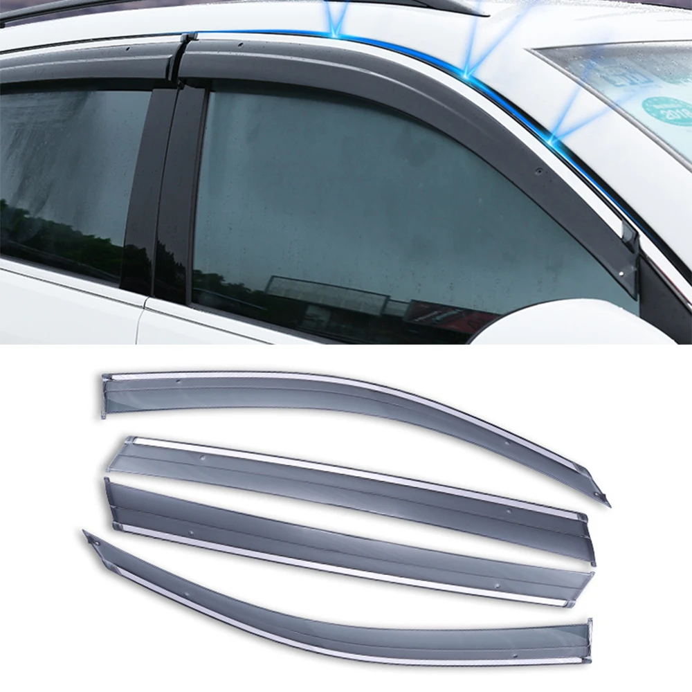 Car Window Rain Sun Visor Cover Sunshade Strips Styling For Toyota RAV4 2020 Exterior Auto Molding Accessories 4Pcs/set
Car Window Rain Sun Visor Cover Sunshade Strips Styling For Toyota RAV4 2020 Exterior Auto Molding Accessories 4Pcs/set