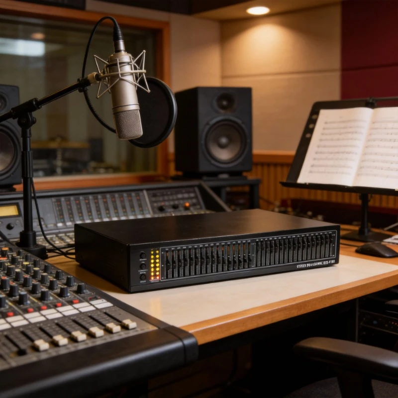 40 Band Dual Channel EQ Preamplifier Bluetooth Audio Enhancer for Studio Mixing Live Sound
40 Band Dual Channel EQ Preamplifier Bluetooth Audio Enhancer for Studio Mixing Live Sound