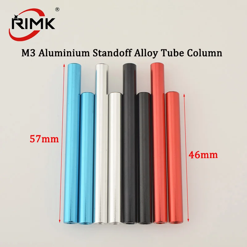 M3 2 Size 4 Colors Aluminium Standoff Alloy Tube Column Spacers 57/46mm for RC DIY Aircraft Quadcopter Models
M3 2 Size 4 Colors Aluminium Standoff Alloy Tube Column Spacers 57/46mm for RC DIY Aircraft Quadcopter Models