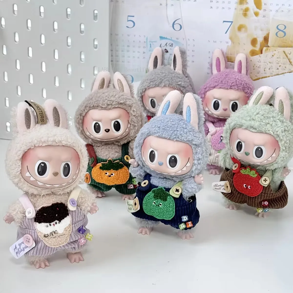 17cm Cute Mini Plush Doll'S Clothes Outfit Accessories Labubu Idol Dolls donut overalls Clothing DIY Kid Gift Strap Labubu Pants
17cm Cute Mini Plush Doll'S Clothes Outfit Accessories Labubu Idol Dolls donut overalls Clothing DIY Kid Gift Strap Labubu Pants