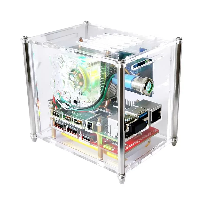 ICE Tower Cooling Tan Kit for Raspberry Pi 4B with 2'' IPS LCD Screen240*320 Full View Colorful LED Monitor UPS Power Supply
ICE Tower Cooling Tan Kit for Raspberry Pi 4B with 2'' IPS LCD Screen240*320 Full View Colorful LED Monitor UPS Power Supply
