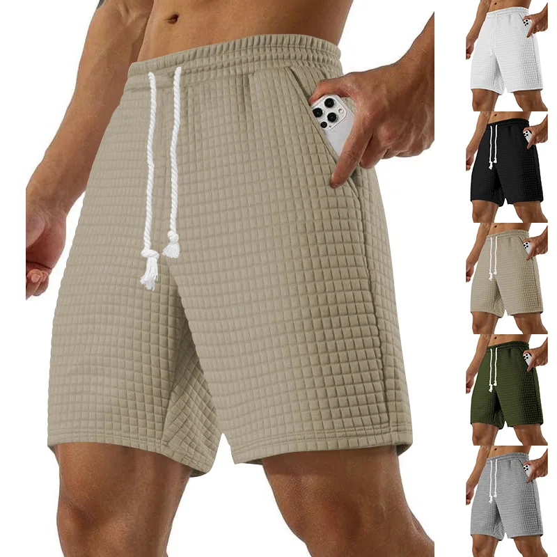 2024Cross-Border European and American Summer Men's New Solid Color Small Plaid Sports Casual Shorts Straight-Leg Pants Men
2024Cross-Border European and American Summer Men's New Solid Color Small Plaid Sports Casual Shorts Straight-Leg Pants Men