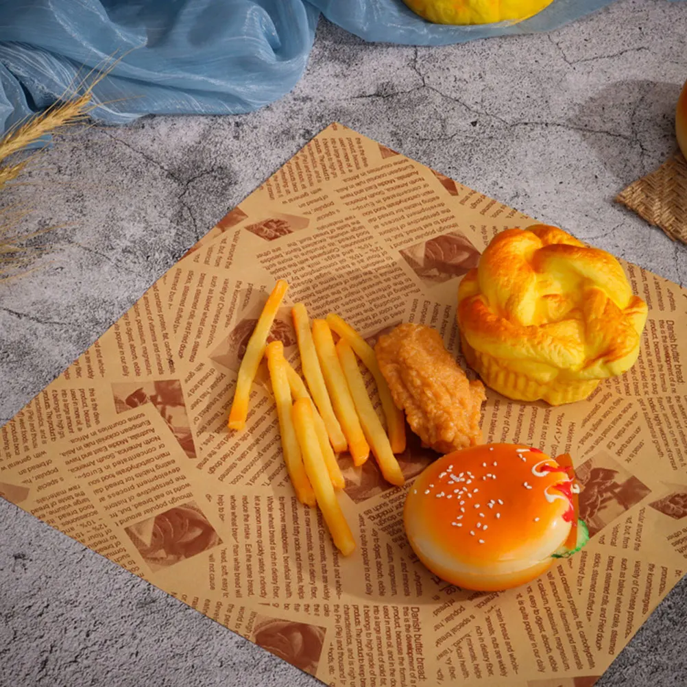 100 Sheets Newsprint Baking Greaseproof Paper Sandwich Wrapping for Food Wrappers
100 Sheets Newsprint Baking Greaseproof Paper Sandwich Wrapping for Food Wrappers