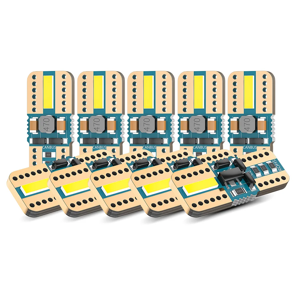 10PCS T10 LED Car W5W LED Bulbs Canbus 168 194 6000K White for Car Interior Dome Map Light Parking Lights Non-polar 12V
10PCS T10 LED Car W5W LED Bulbs Canbus 168 194 6000K White for Car Interior Dome Map Light Parking Lights Non-polar 12V