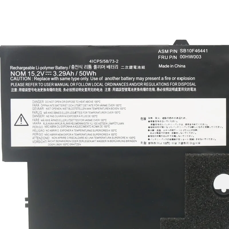 MA Laptop Battery 00HW003 SB10F46440 45N1700 for Lenovo ThinkPad X1 Carbon Gen3 2015 X1 Carbon 2014 Gen2 00HW002 45N1702
MA Laptop Battery 00HW003 SB10F46440 45N1700 for Lenovo ThinkPad X1 Carbon Gen3 2015 X1 Carbon 2014 Gen2 00HW002 45N1702