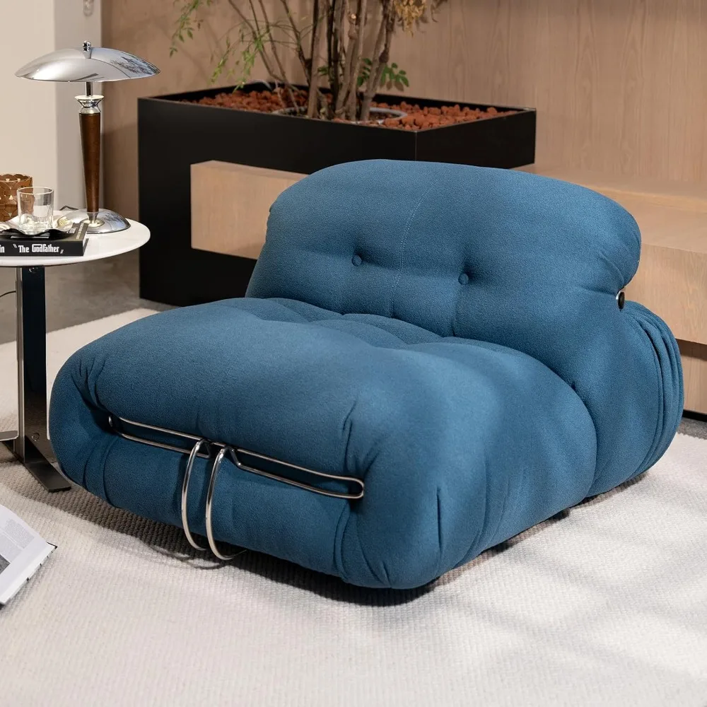 Single Layer Sofa Chair, Medieval Modern Style Chair, Comfortable Oversized Sofa Armless Fireplace Chair, Casual Soft Blue
Single Layer Sofa Chair, Medieval Modern Style Chair, Comfortable Oversized Sofa Armless Fireplace Chair, Casual Soft Blue