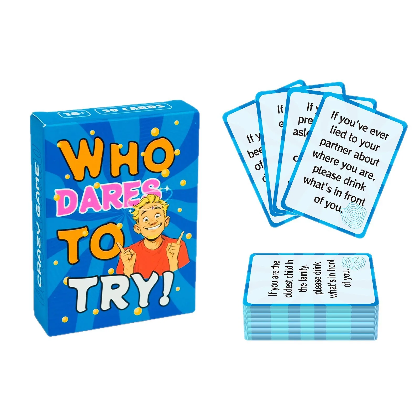 50PCS English Drinking Game Cards Fun Interactive Tabletop Party Game for Adults Party Card Game for House Parties
50PCS English Drinking Game Cards Fun Interactive Tabletop Party Game for Adults Party Card Game for House Parties