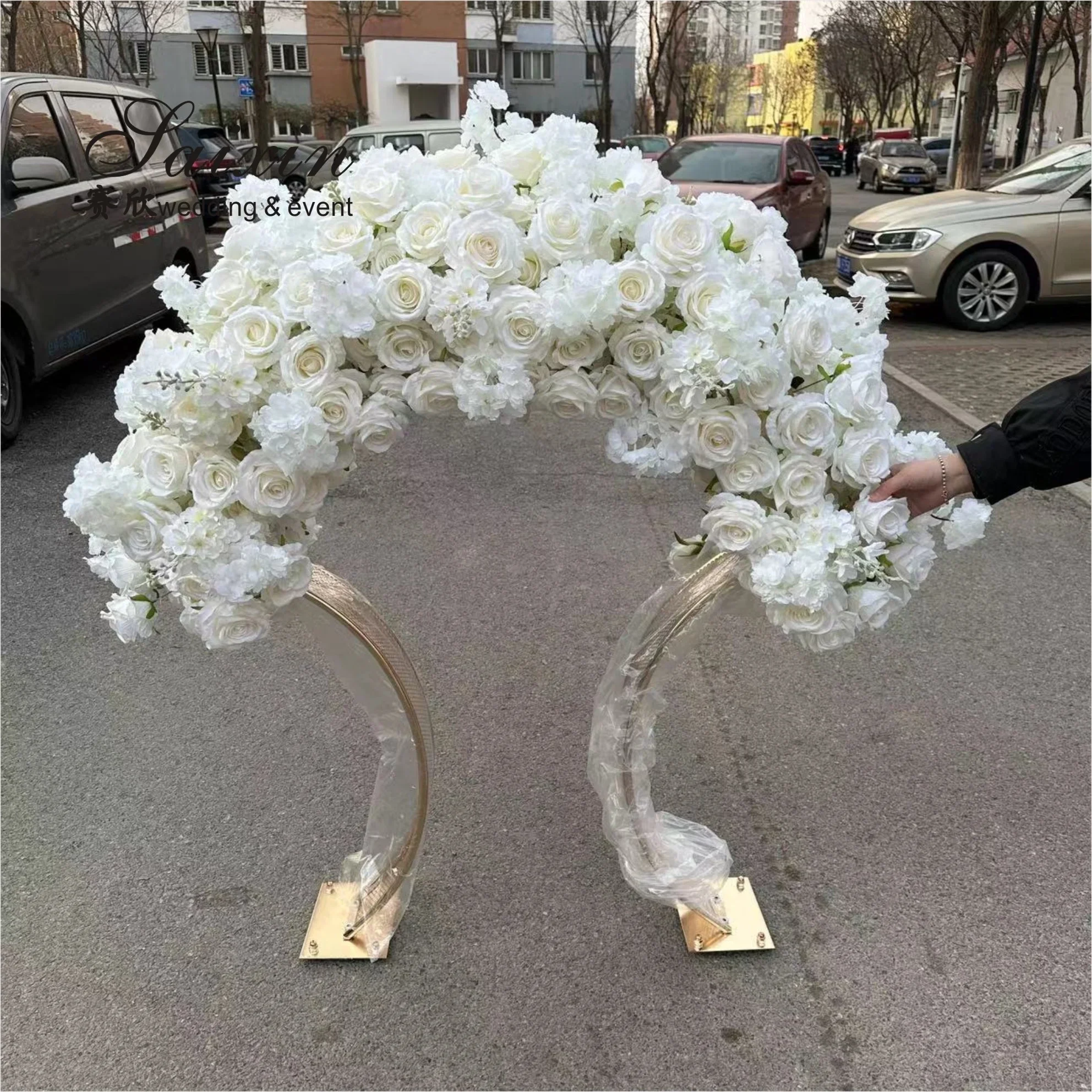 Wedding Decoration Supplies Custom Artificial Flower Arch for Wedding Centerpieces
Wedding Decoration Supplies Custom Artificial Flower Arch for Wedding Centerpieces