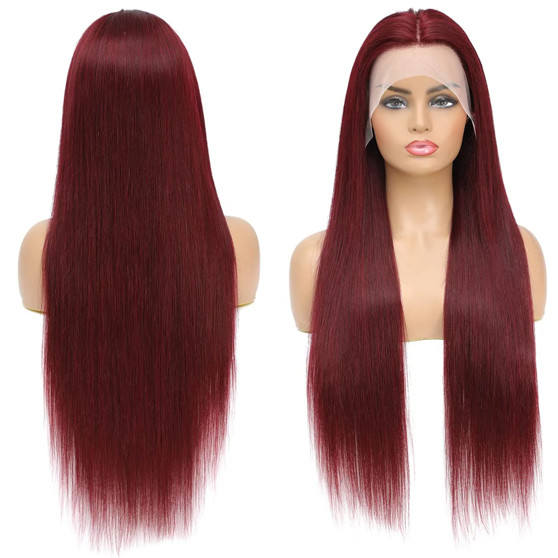 40 Inch Long-length & 200% High Density 99J Burgundy Bone Straight Wine Red Human Hair Wigs HD Transparent Skin-melt Swiss Lace Frontal Wig For Women
40 Inch Long-length & 200% High Density 99J Burgundy Bone Straight Wine Red Human Hair Wigs HD Transparent Skin-melt Swiss Lace Frontal Wig For Women