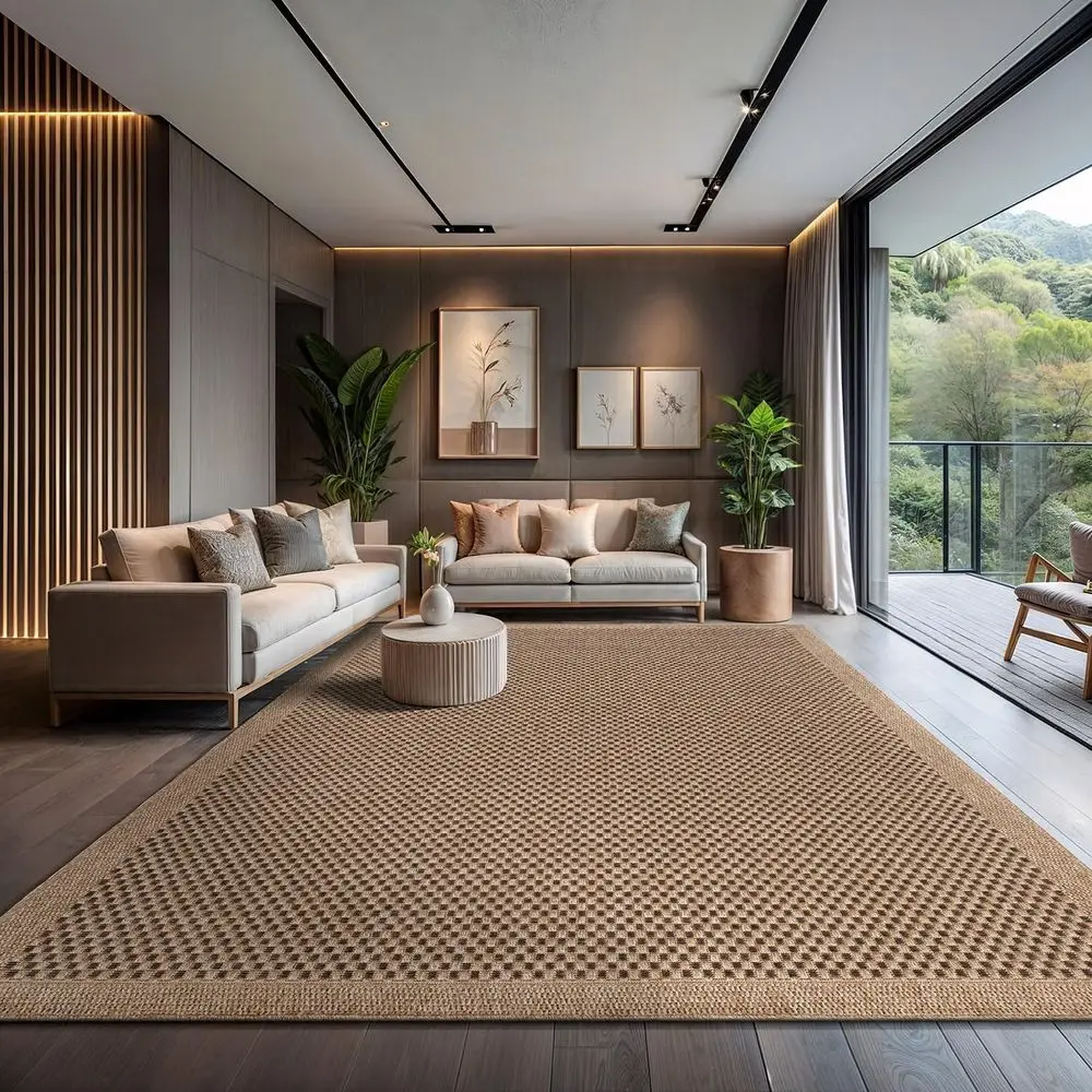 9x12 Natural Fiber Outdoor Indoor Area Rug, Boho Sisal Design, Easy Clean Washable Carpet for Living Room, Patio, Kitchen
9x12 Natural Fiber Outdoor Indoor Area Rug, Boho Sisal Design, Easy Clean Washable Carpet for Living Room, Patio, Kitchen