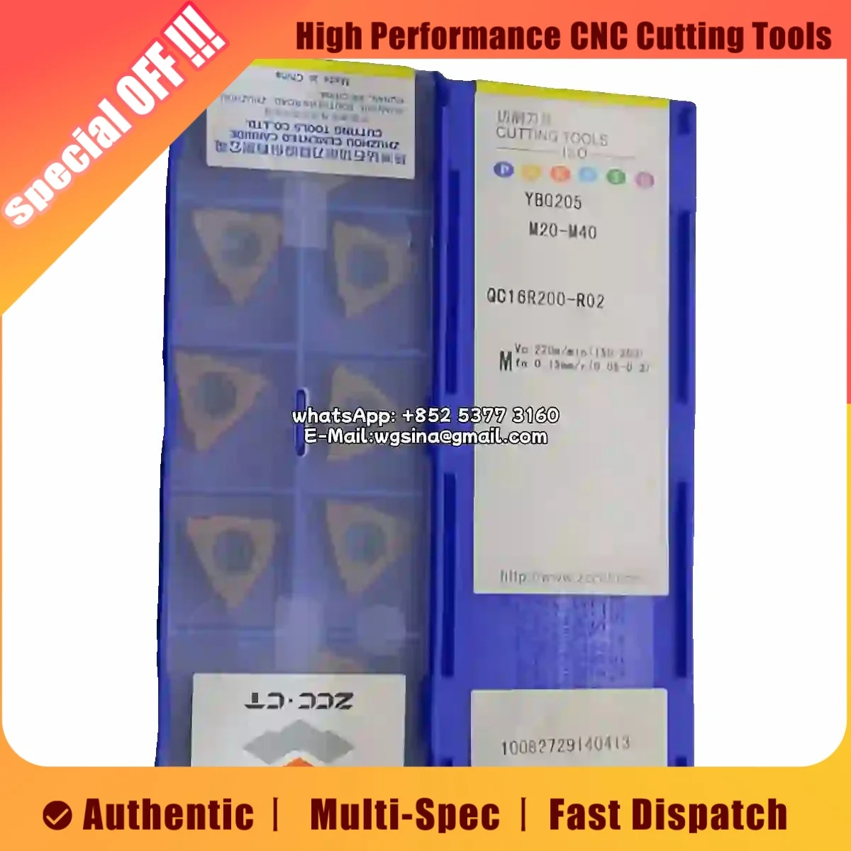 Оригинальные твердосплавные пластины QC16R200/180X/150/110/075X/080X/100 R02 YBG205 для обработки канавок
Оригинальные твердосплавные пластины QC16R200/180X/150/110/075X/080X/100 R02 YBG205 для обработки канавок