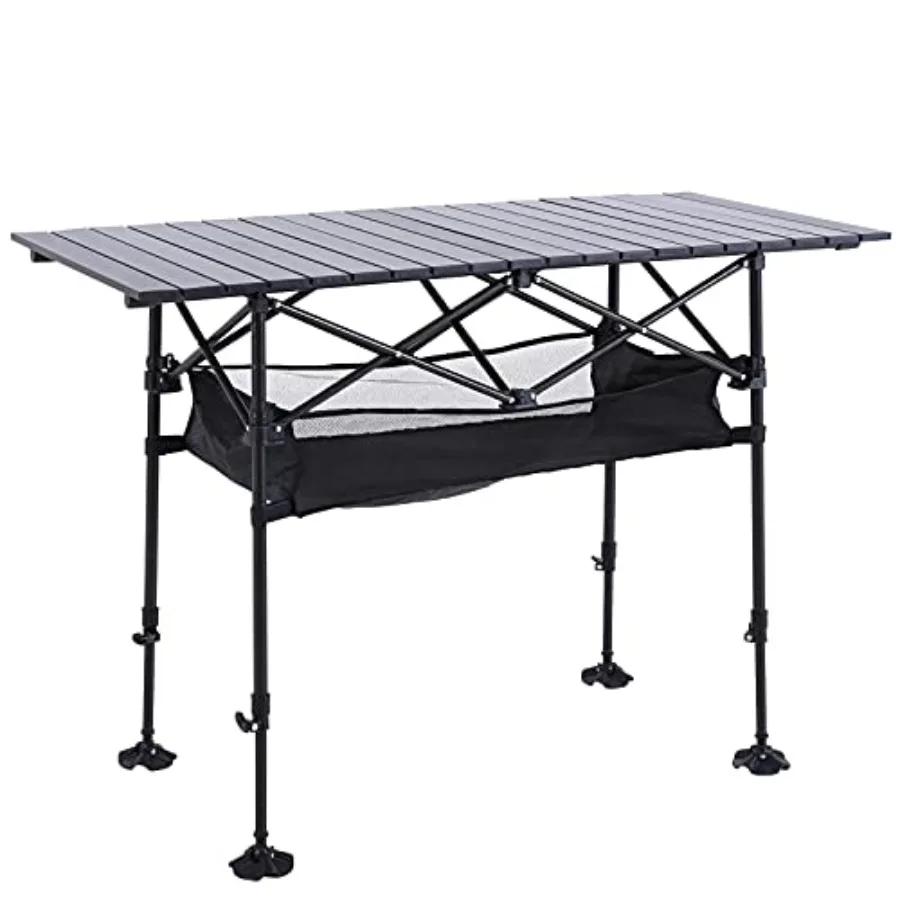 Camping Table Outdoor Portable Adjustable Aluminum Table with Storage for Grill Travel Picnic Beach BBQ Backyards
Camping Table Outdoor Portable Adjustable Aluminum Table with Storage for Grill Travel Picnic Beach BBQ Backyards