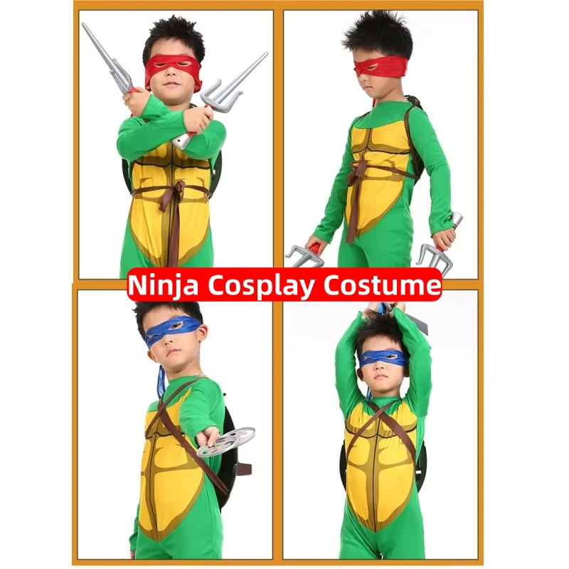 Super Hot Kids Teens Ninja Cosplay Costume Character-Replicated Ninja Turtle Party Outfit Anime Role-Play Suit Festival Toy Gift
Super Hot Kids Teens Ninja Cosplay Costume Character-Replicated Ninja Turtle Party Outfit Anime Role-Play Suit Festival Toy Gift
