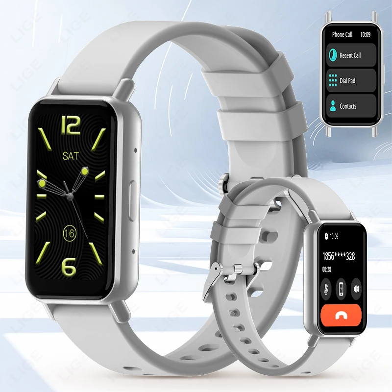 LIGE 1.45" Waterproof Silicone Smart Watch Wireless Call Sleep Tracking Sports Smartband Pedometer Information Reminder Bracelet
LIGE 1.45" Waterproof Silicone Smart Watch Wireless Call Sleep Tracking Sports Smartband Pedometer Information Reminder Bracelet